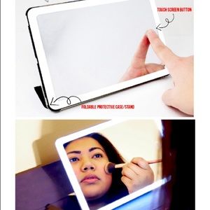 LED VANITY MIRROR CASE & CHARGER Love❤️ Ellie XL